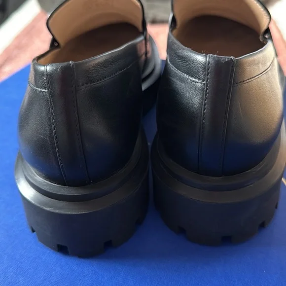 Stuart Weitzman // Ultralug Penny Loafer - Black - Picture 12 of 15